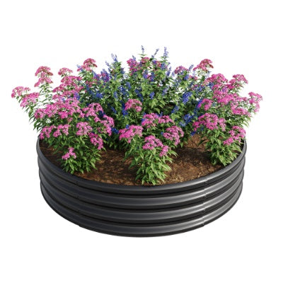2PCS Tall Round Metal Raised Garden Bed