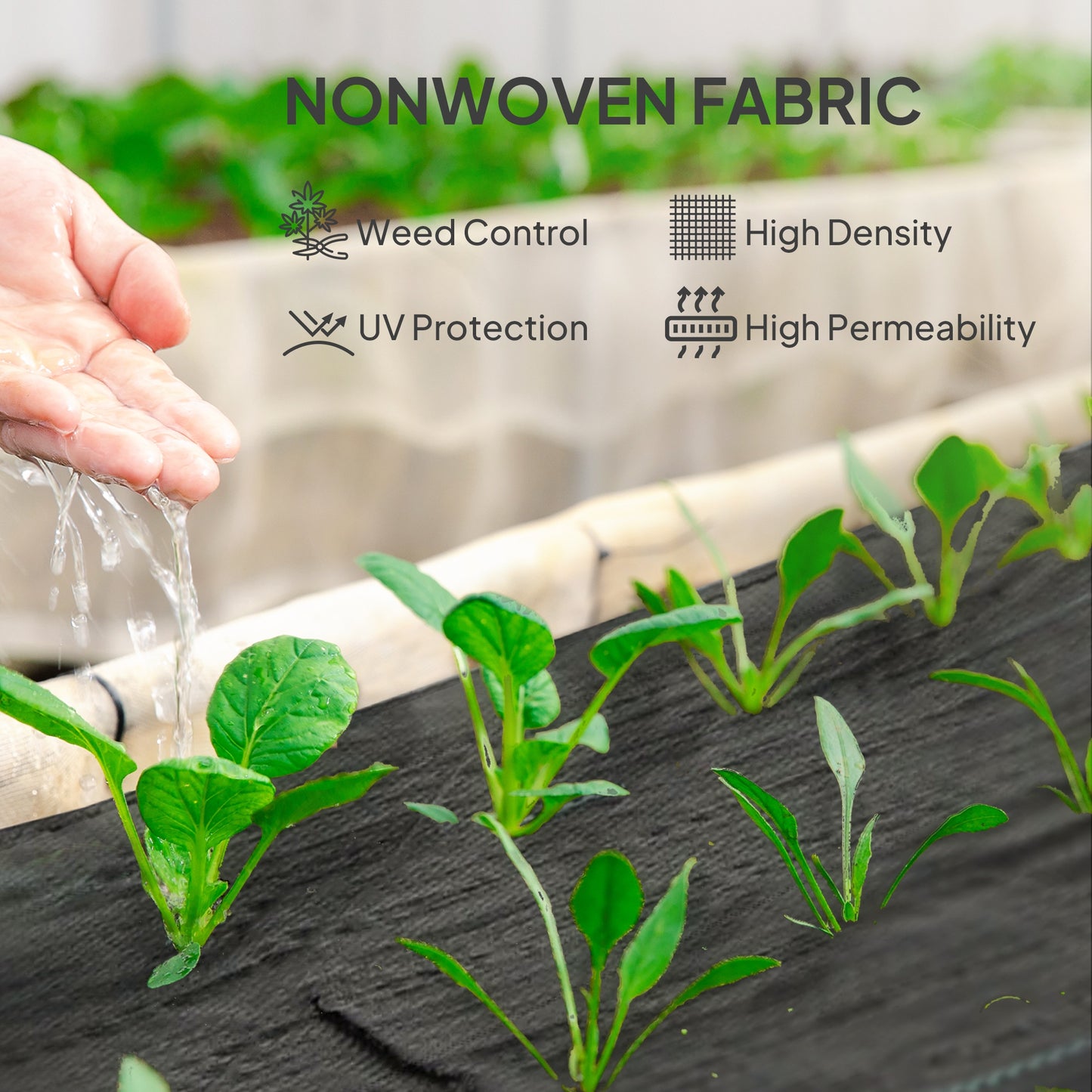 Fabric Weed Control Membrane, Heavy Duty