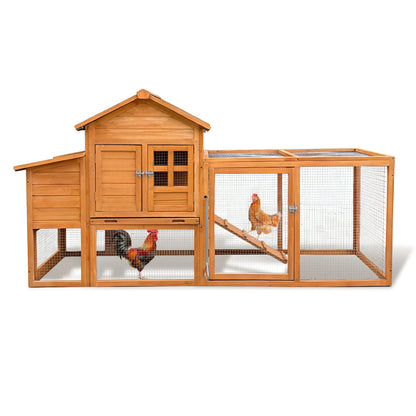 Classic Chicken Coop With Nest Box And Removable Tray