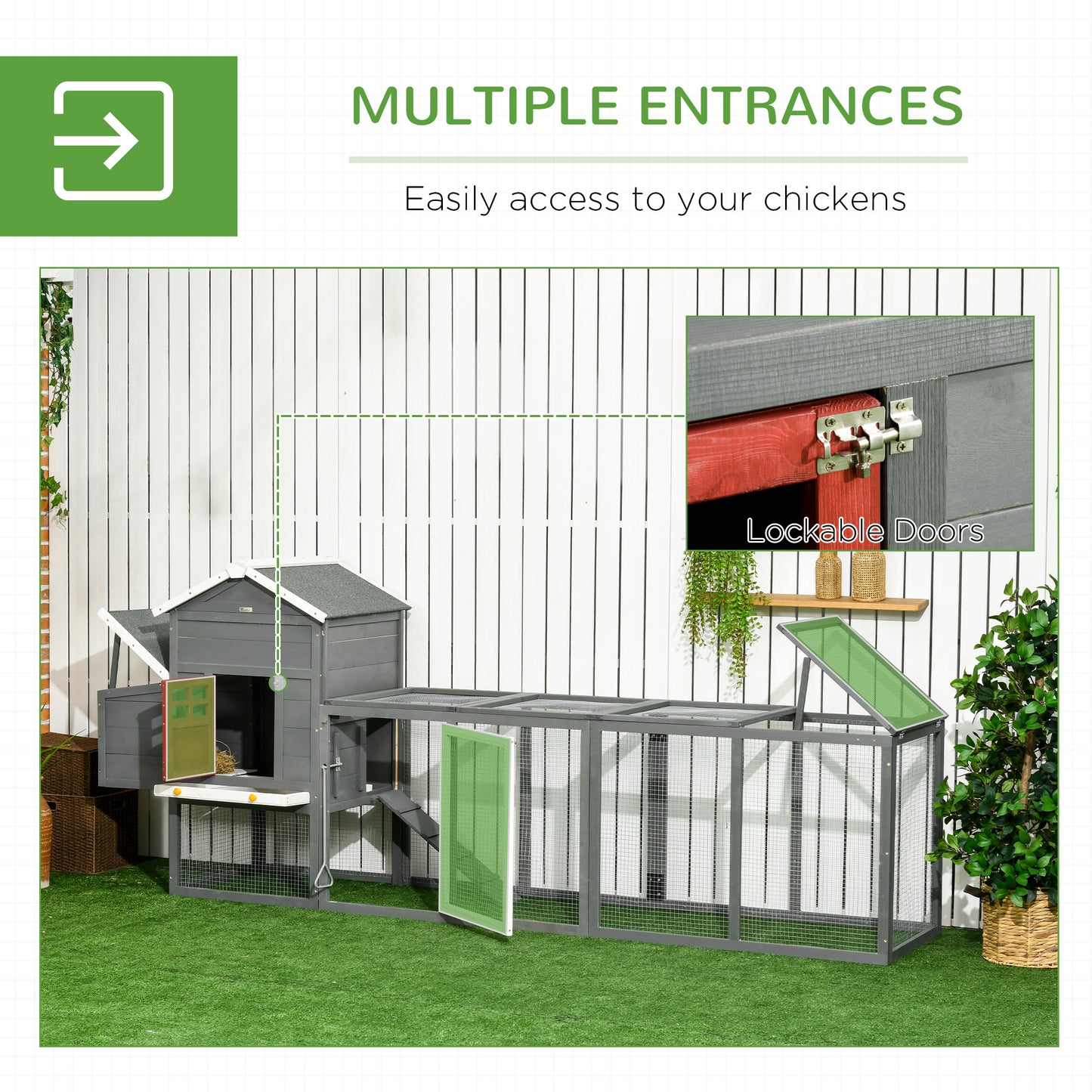 Red Door Extra Large Chicken Coop