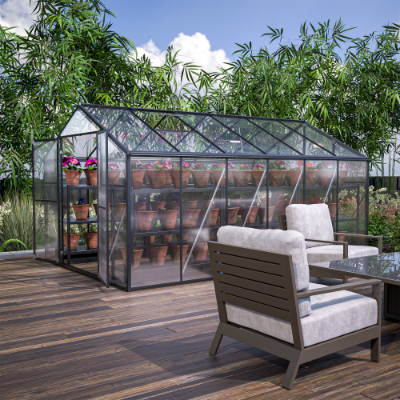 Outdoor Heavy Duty Walk-in Greenhouse