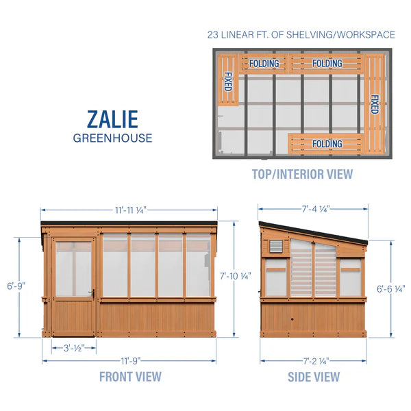 12x7 Zalie Greenhouse  4.8  (317)