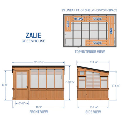12x7 Zalie Greenhouse  4.8  (317)