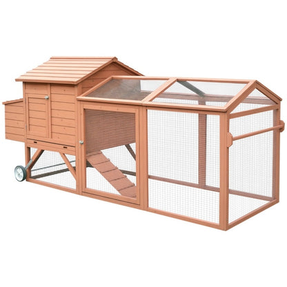 Poultry Cage Pen Portable With Wheels