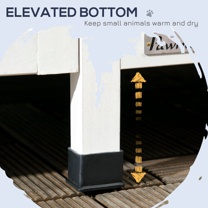 Outdoor Cat House with Weather-resistant Roof