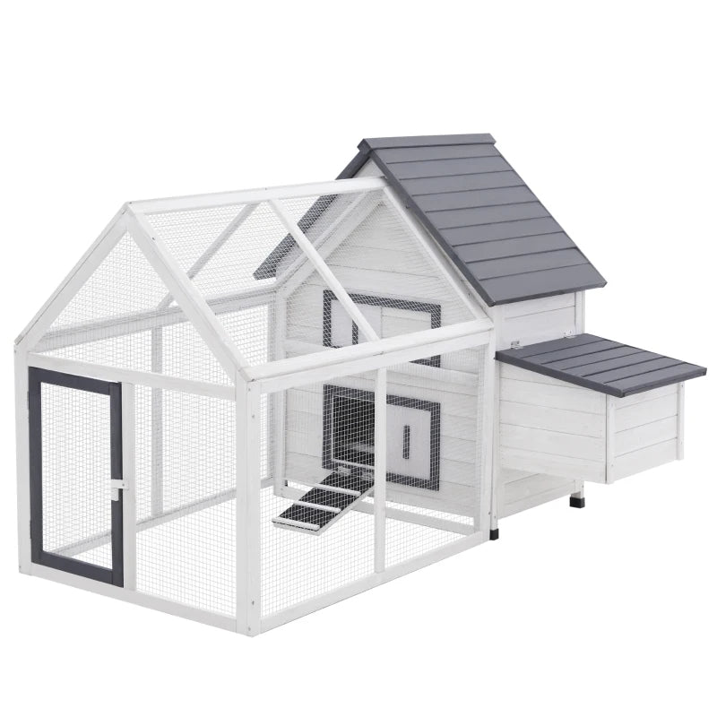 Classic White Chicken Coop