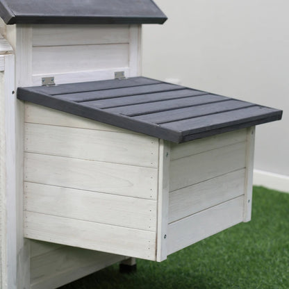 Classic White Chicken Coop