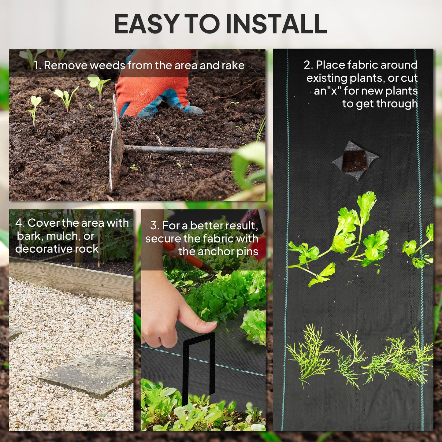 Fabric Weed Control Membrane, Heavy Duty