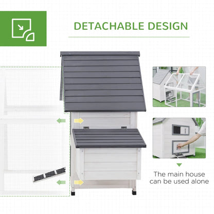 Classic White Chicken Coop
