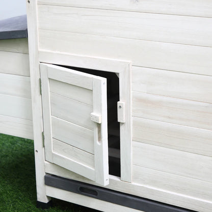 Classic White Chicken Coop