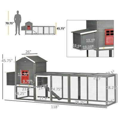 Red Door Extra Large Chicken Coop