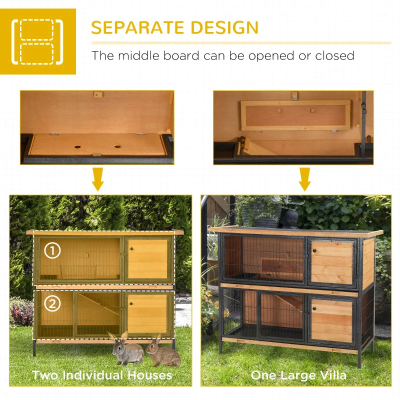 2-Story Large Rabbit Hutch