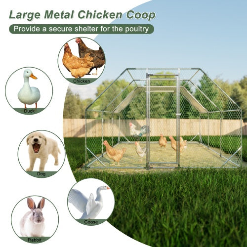 Large Metal Walk In Chicken Coop