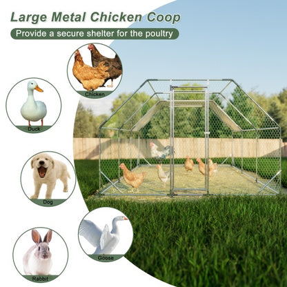 Large Metal Walk In Chicken Coop