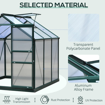 Walk In Greenhouse With Rooftop Vent