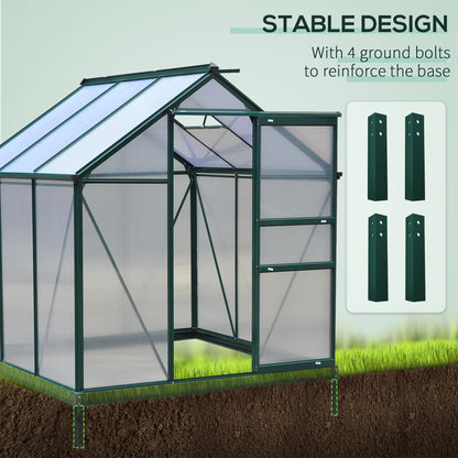 Walk In Greenhouse With Rooftop Vent