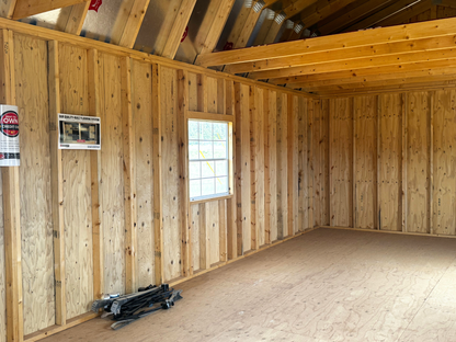 14 X 40 WRAPAROUND LOFTED BARN CABIN (RTO) LOW AS $871.76 A MONTH + TAX
