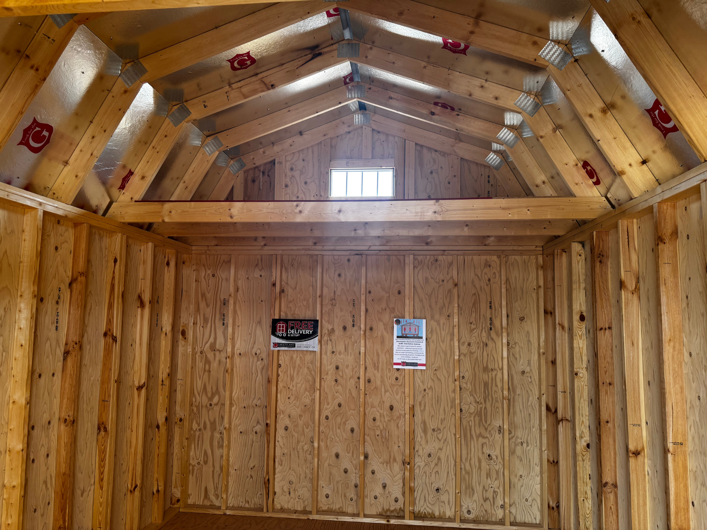 12 x 16 LOFTED BARN (RTO) LOW AS $312.46 A MONTH + TAX