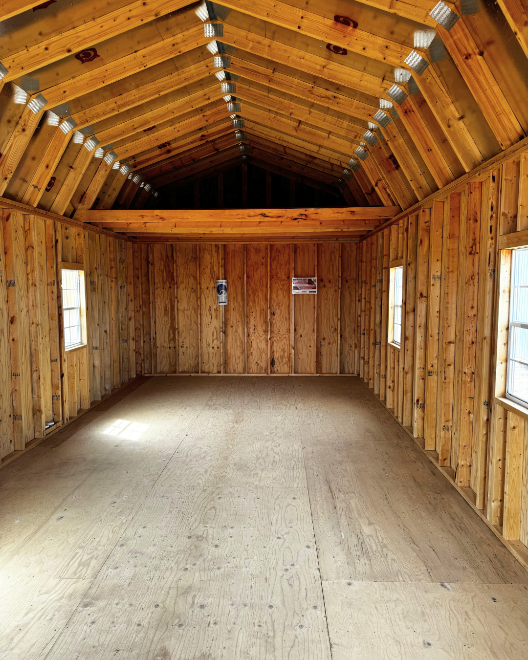 14 x 32 LOFTED BARN CABIN (RTO) LOW AS $702.68 A MONTH + TAX