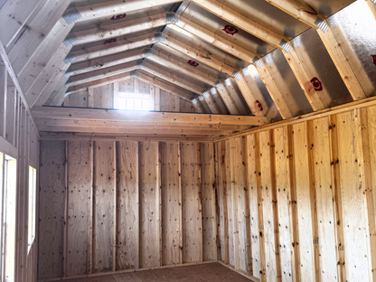 12 x 24 SIDE LOFTED BARN (RTO) LOW AS $442.99 A MONTH +TAX