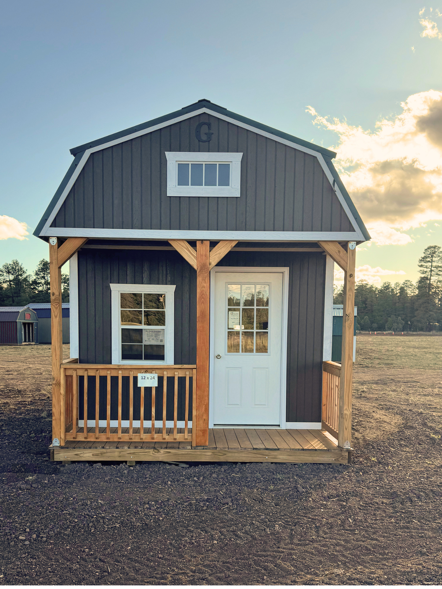 12 x 24 LOFTED BARN CABN (RTO) LOW AS $484.38 A MONTH + TAX