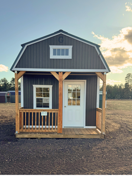 12 x 24 LOFTED BARN CABN (RTO) LOW AS $484.37 A MONTH + TAX