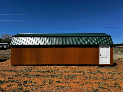 12 x 32 (PRE-OWNED) LOFTED BARN (RTO) LOW AS $517.07 A MONTH + TAX