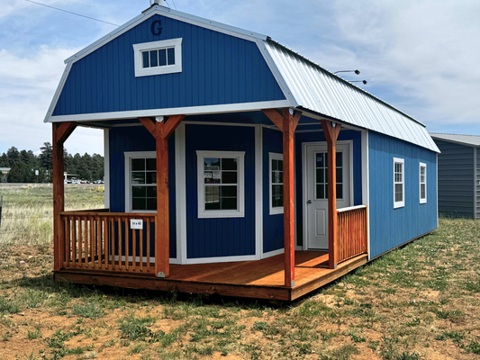 14 X 40 WRAPAROUND LOFTED BARN CABIN (RTO) LOW AS $1,014.86 A MONTH + TAX