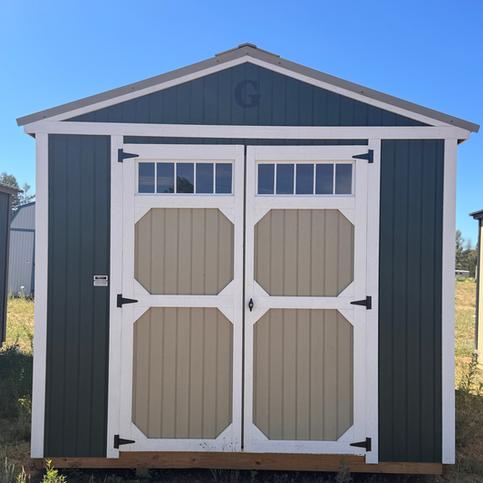 10 X 16 UTILITY SHED $6,821.00 + TAX (RTO) AS LOW AS $235.55 + TAX A MONTH