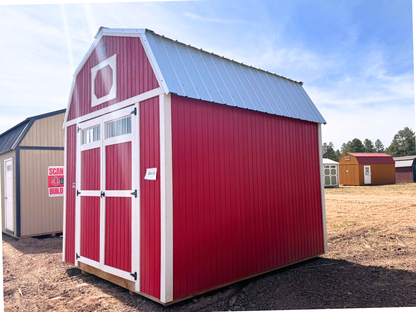 12 x 16 LOFTED BARN (RTO) LOW AS $312.46 A MONTH + TAX
