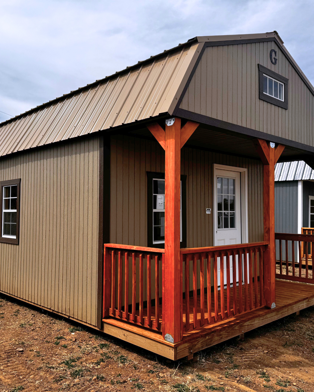 14 x 32 LOFTED BARN CABIN (RTO) LOW AS $702.68 A MONTH + TAX