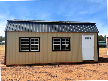 12 x 24 SIDE LOFTED BARN (RTO) LOW AS $442.99 A MONTH +TAX
