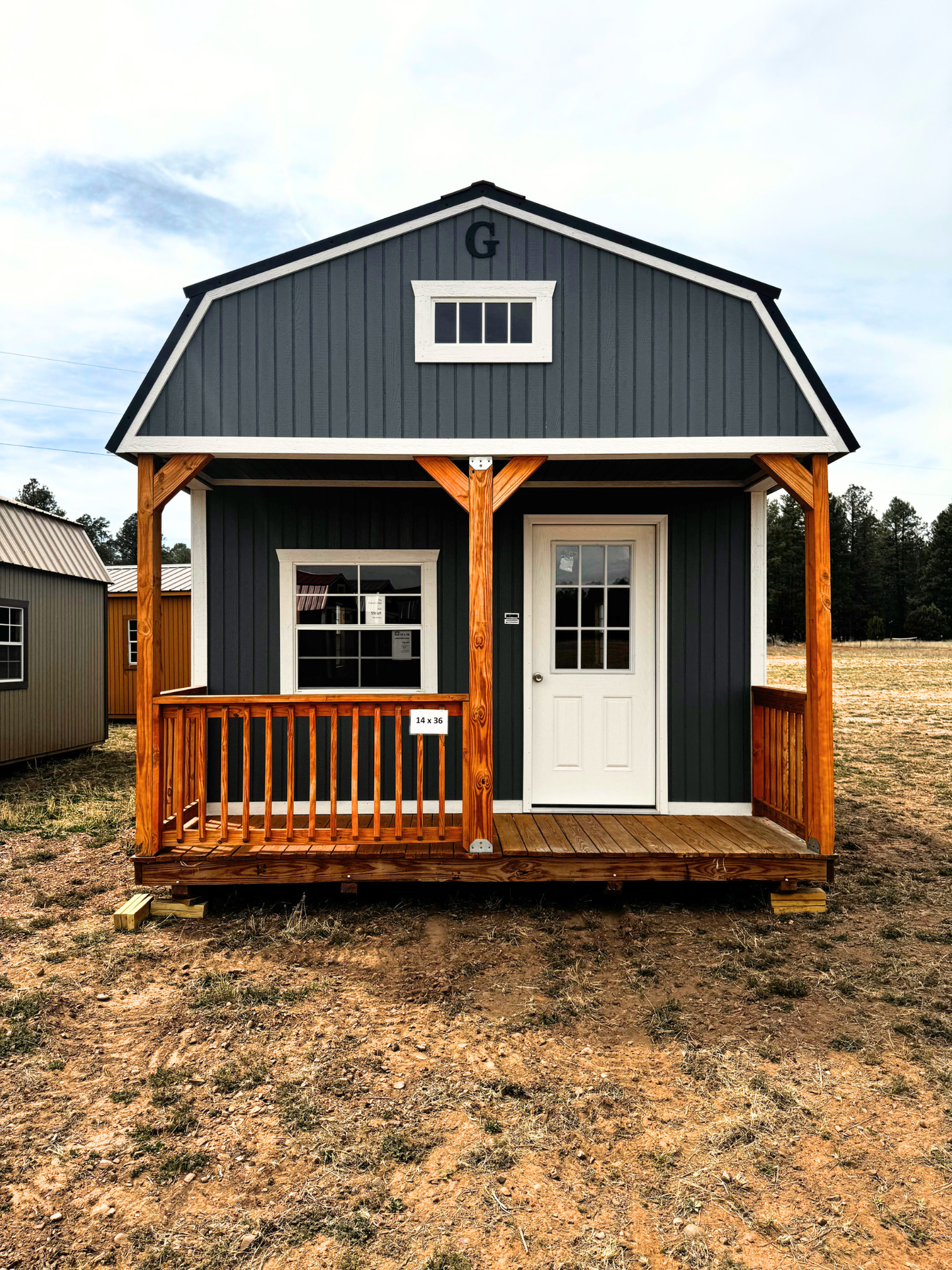 14 x 36 LOFTED CABIN (RTO) LOW AS $801.53 A MONTH + TAX