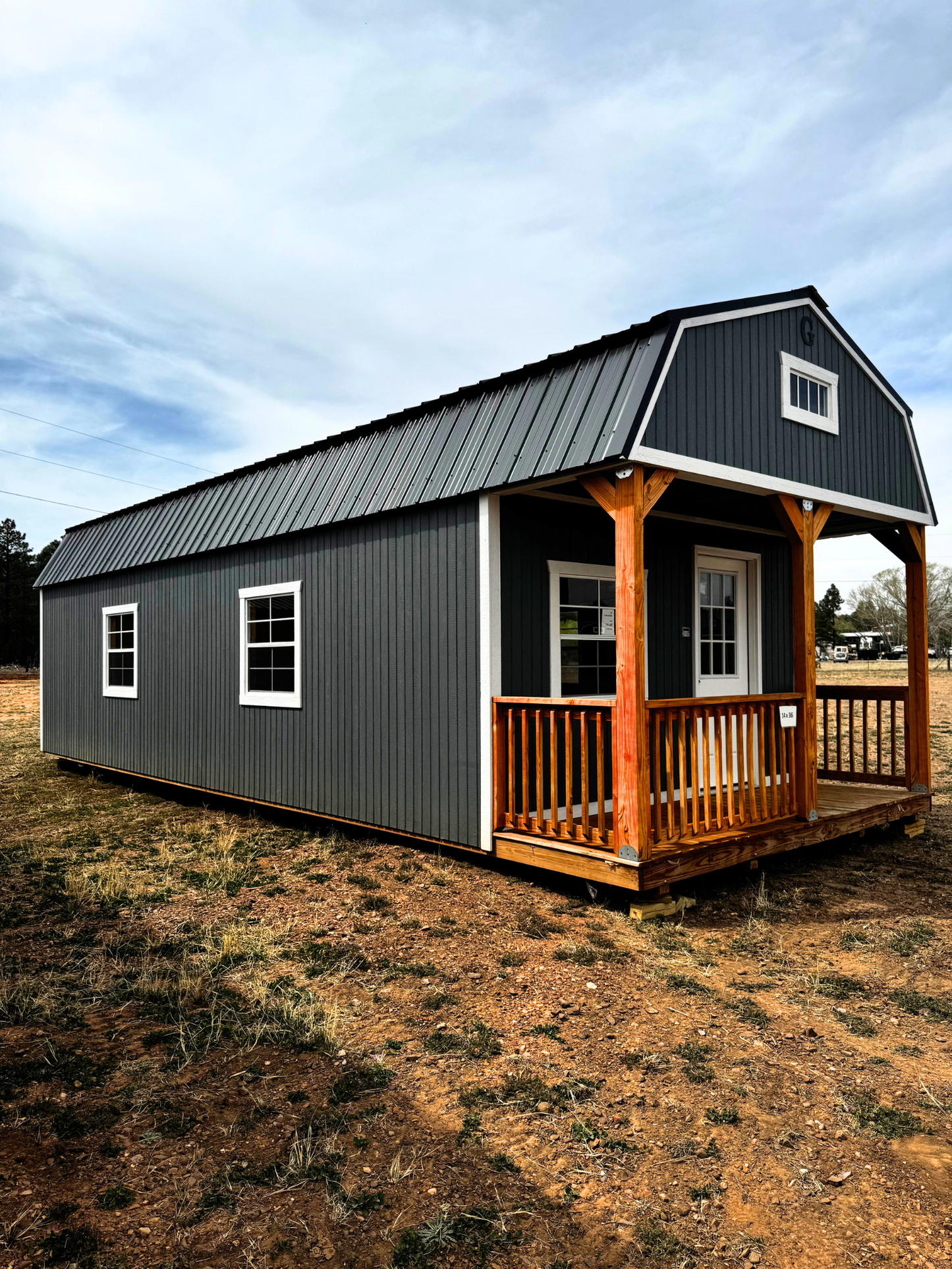 14 x 36 LOFTED CABIN (RTO) LOW AS $801.53 A MONTH + TAX