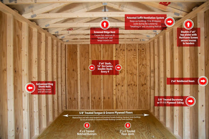 Side Lofted Barn