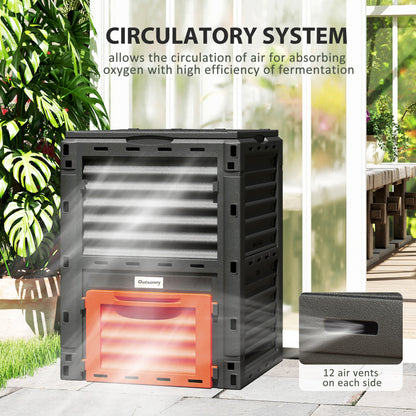 Garden Compost Bin 80 Gallon Outdoor
