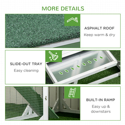 Small Green House Chicken Coop