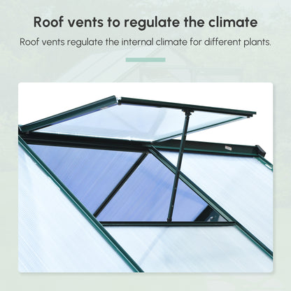 Walk In Greenhouse With Rooftop Vent