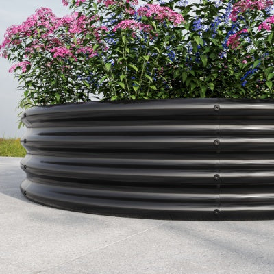 2PCS Tall Round Metal Raised Garden Bed