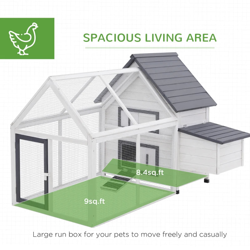 Classic White Chicken Coop