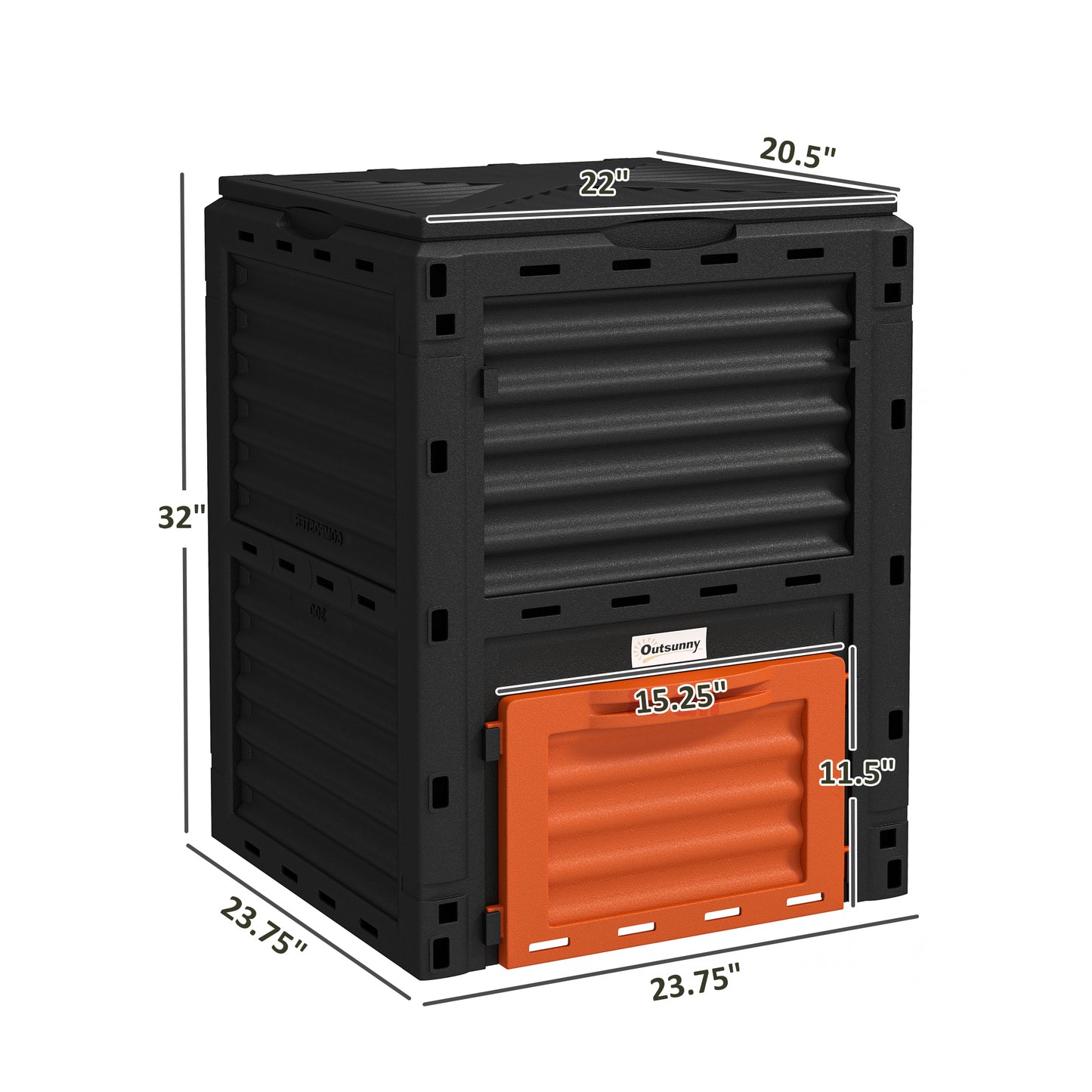 Garden Compost Bin 80 Gallon Outdoor