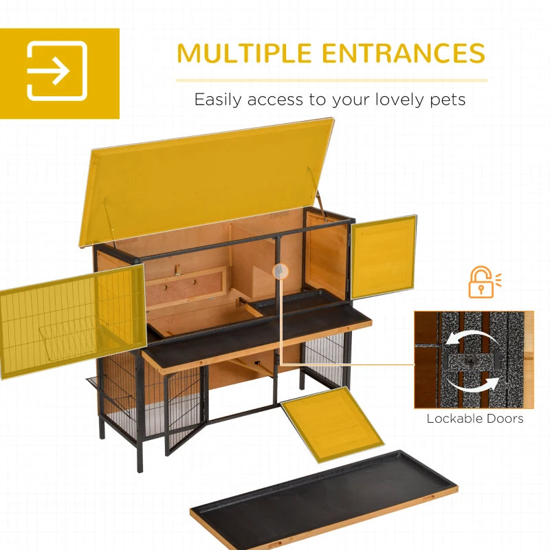 2-Story Large Rabbit Hutch