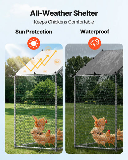 Large Metal Chicken Coop