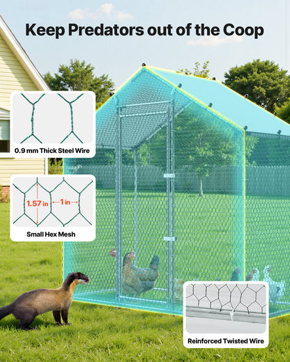 Large Metal Chicken Coop