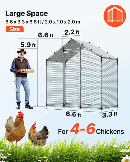Large Metal Chicken Coop