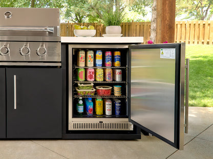 Emory | 9-Foot Outdoor Kitchen Island with Built-In Grill